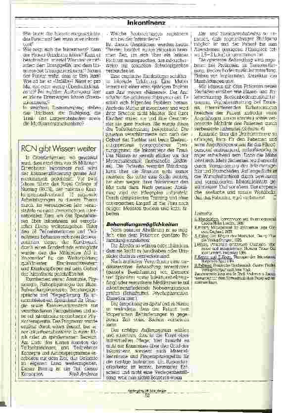 Vorschauseite 4: Kontinenz fördern: ein bewusster Prozess