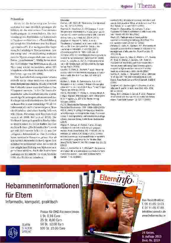 Vorschauseite 4: Schimmelpilzgifte in der Muttermilch