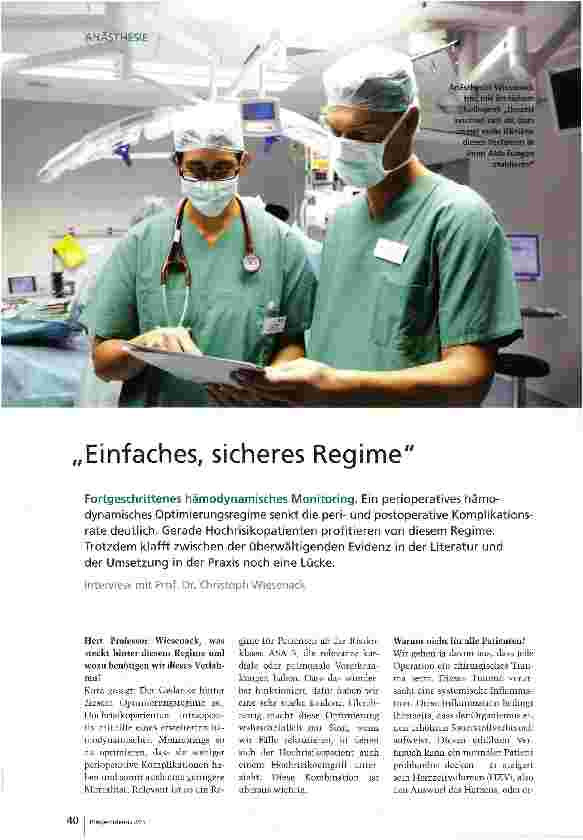 Vorschauseite 1: Einfaches, sicheres Regime