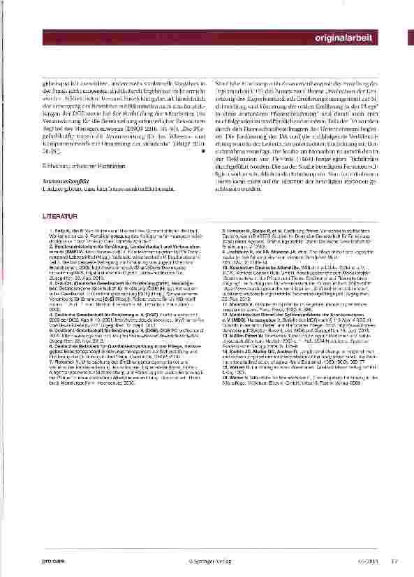 Vorschauseite 5: Umsetzung der „Standardebene 1 Pflegediagnostik und Pflegeanamnese des Expertenstandards „Ernährungsmanagement zur Sicherung und Förderung der oralen Ernährung in der Pflege in ei…