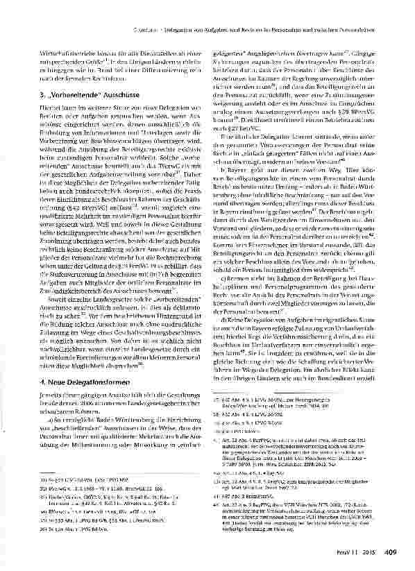 Vorschauseite 6: Delegation von Aufgaben und Rechten im Personalrat und zwischen Personalräten