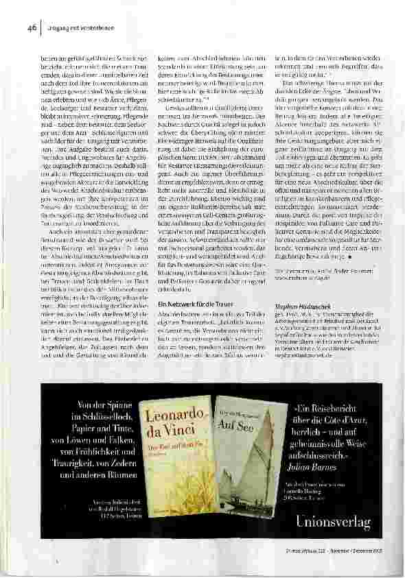 Vorschauseite 3: Den Tod nicht verbannen