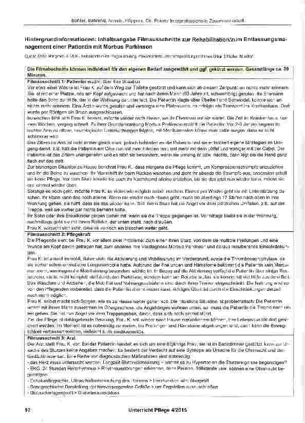 Vorschauseite 4: Interprofessionelle Zusammenarbeit gestalten, Konflikte im Team reflektieren