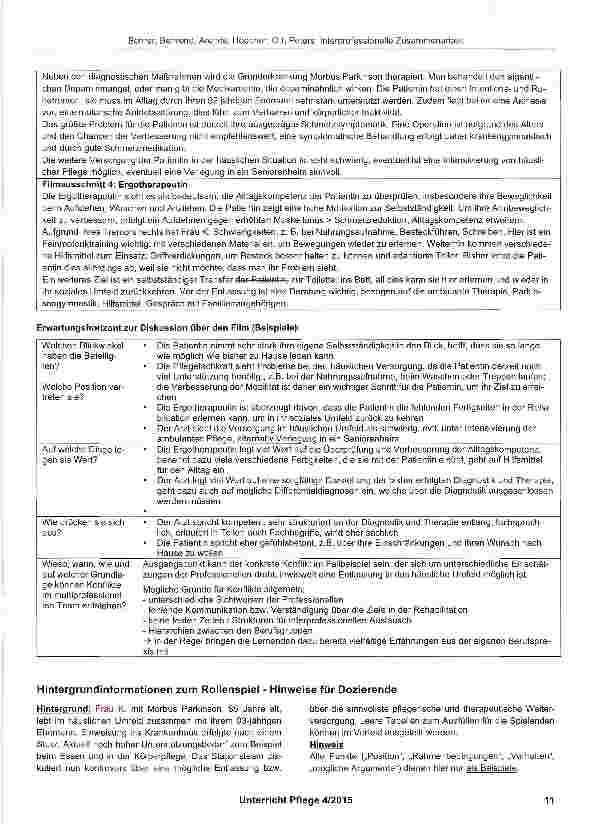 Vorschauseite 5: Interprofessionelle Zusammenarbeit gestalten, Konflikte im Team reflektieren