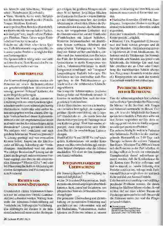 Vorschauseite 3: Stammzelltransplantation Aspekte der Pflege bei Transplantation