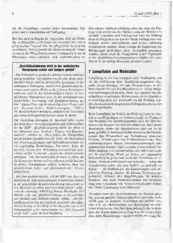 Vorschauseite 6: Transparenz bei Qualitätssiegeln für Pflegeeinrichtungen
