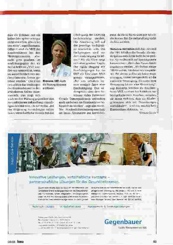 Vorschauseite 4: Kliniken mögen klein