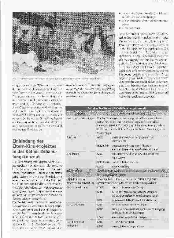 Vorschauseite 2: Frühförderung bei Lippen-Kiefer-Gaumensegel-Spalte: Das Kölner Eltern-Kind-Projekt