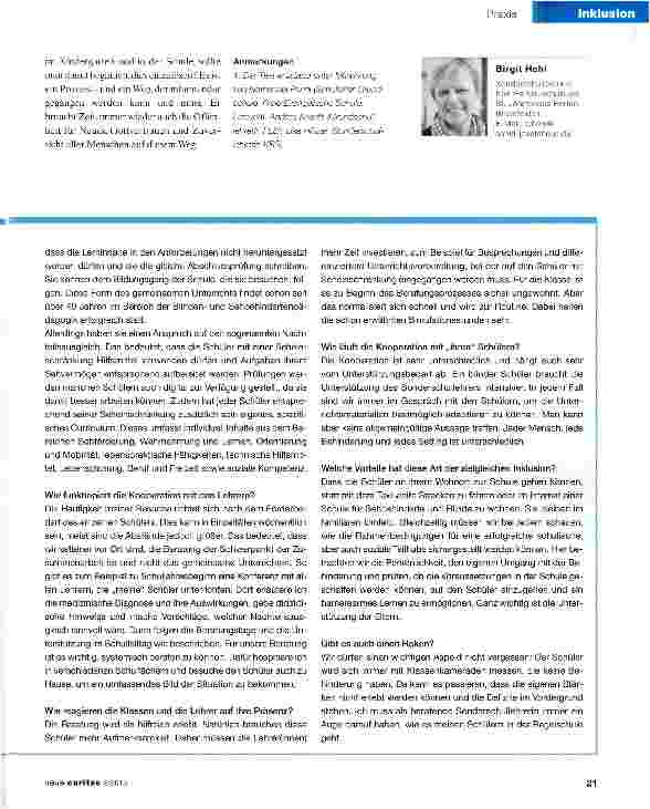 Vorschauseite 4: Miteinander lernen -miteinander leben