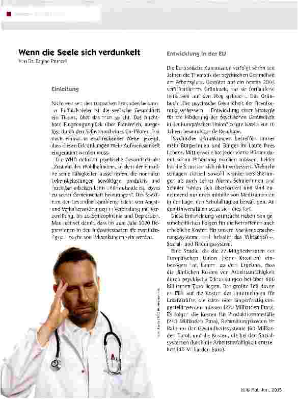 Vorschauseite 1: Wenn die Seele sich verdunkelt
