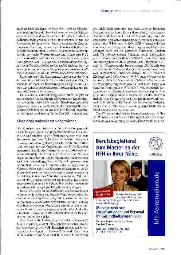 Vorschauseite 2: NUB-Entgelte Evidenzkontrolle bei neuen Methoden