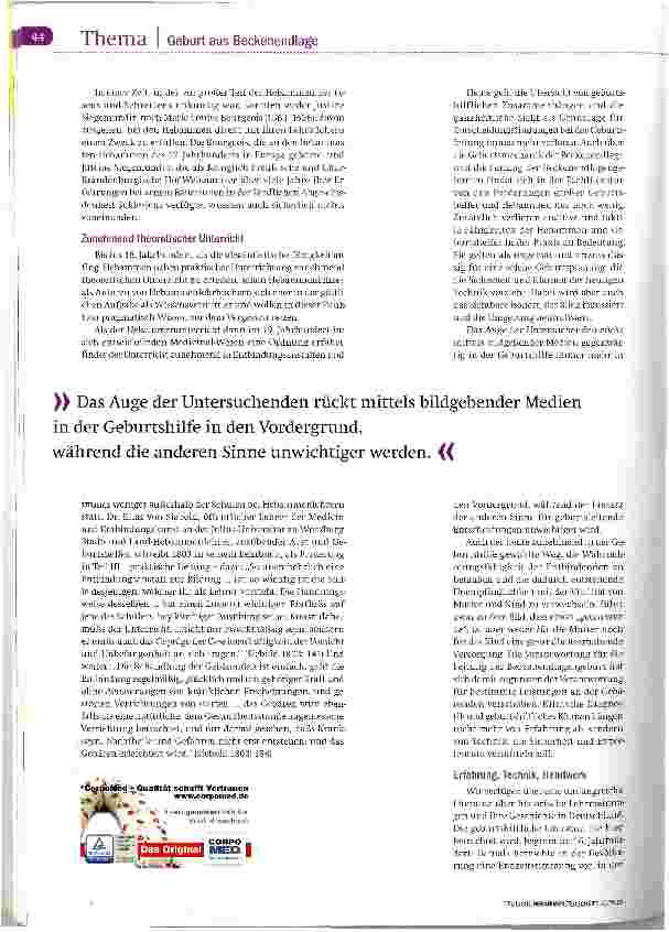 Vorschauseite 2: Geburtsleitung bei Beckenendlage Altes Wissen wiederbeleben