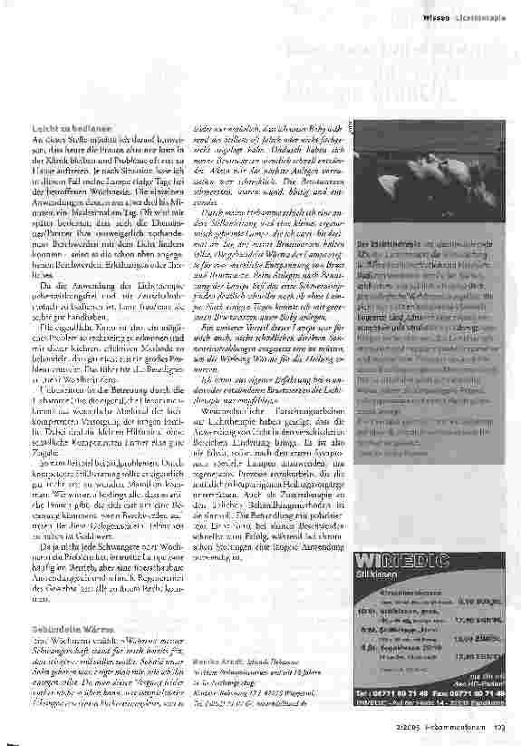 Vorschauseite 2: Stimulierendes LichtLichttherapie