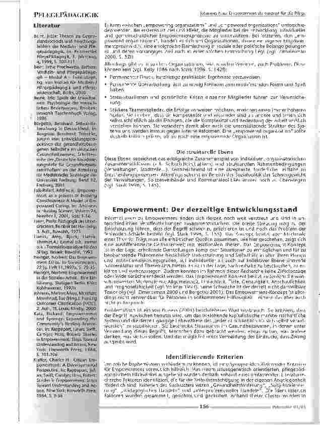 Vorschauseite 5: Empowerment als Konzept für die Pflege