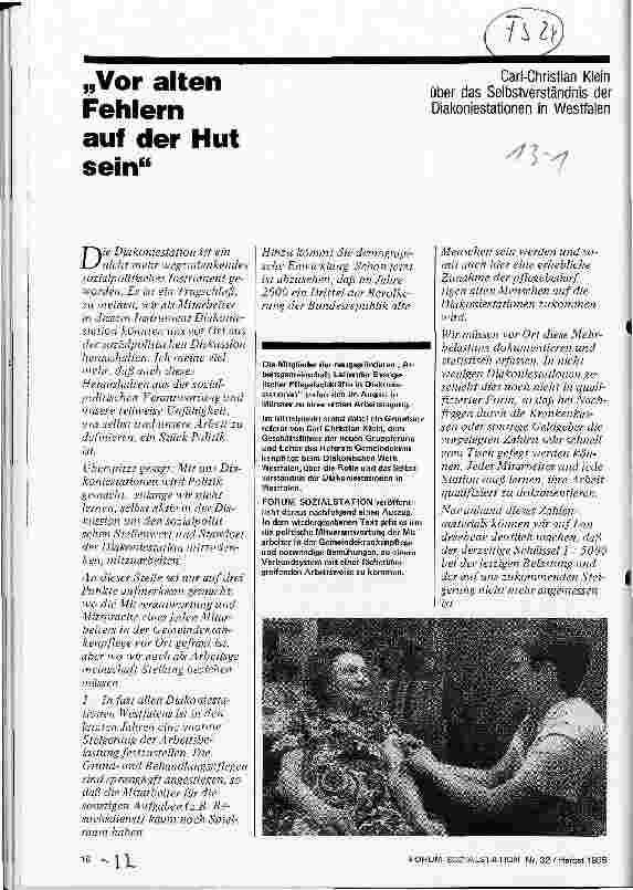 Vorschauseite 1: Vor alten Fehlern auf der Hut sein