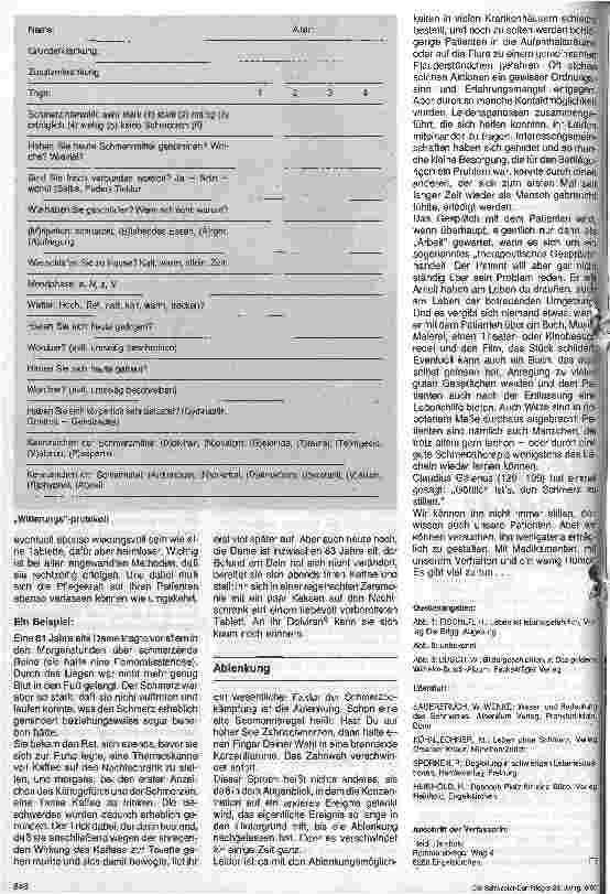 Vorschauseite 4: Schmerz - Schmerzerleben - Schmerzverstärkung - Schmerzbekämpfung