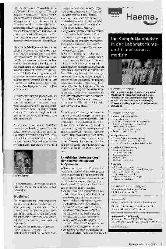 Vorschauseite 2: Übergänge gestalten. Standards für eine einrichtungsübergreifende Patientenüberleitung