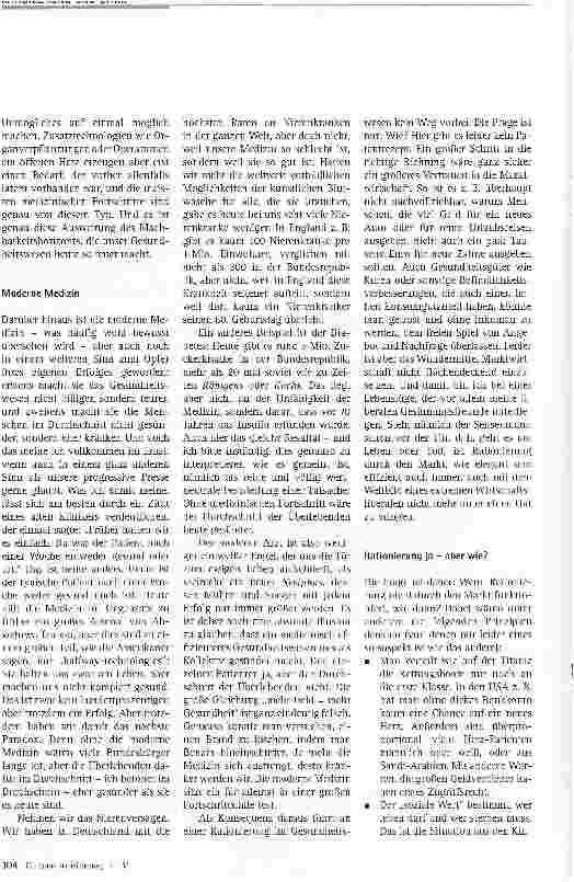 Vorschauseite 2: Ist Rationierung im Gesundheitswesen aus ökonomischen Gründen unabwendbar?