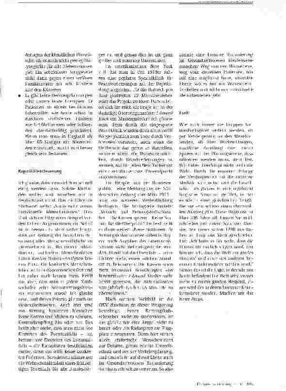 Vorschauseite 3: Ist Rationierung im Gesundheitswesen aus ökonomischen Gründen unabwendbar?
