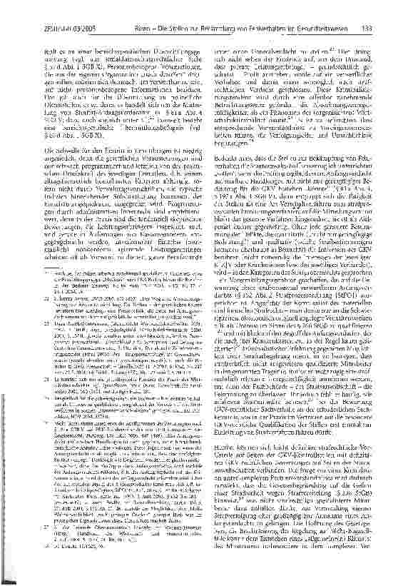 Vorschauseite 3: Die Stellen zur Bekämpfung von Fehlverhalten im Gesundheitswesen(§§ 81 a, 197 a SGB V, § 26 Abs. 1 KVLG 1989, § 47a SGB XI)