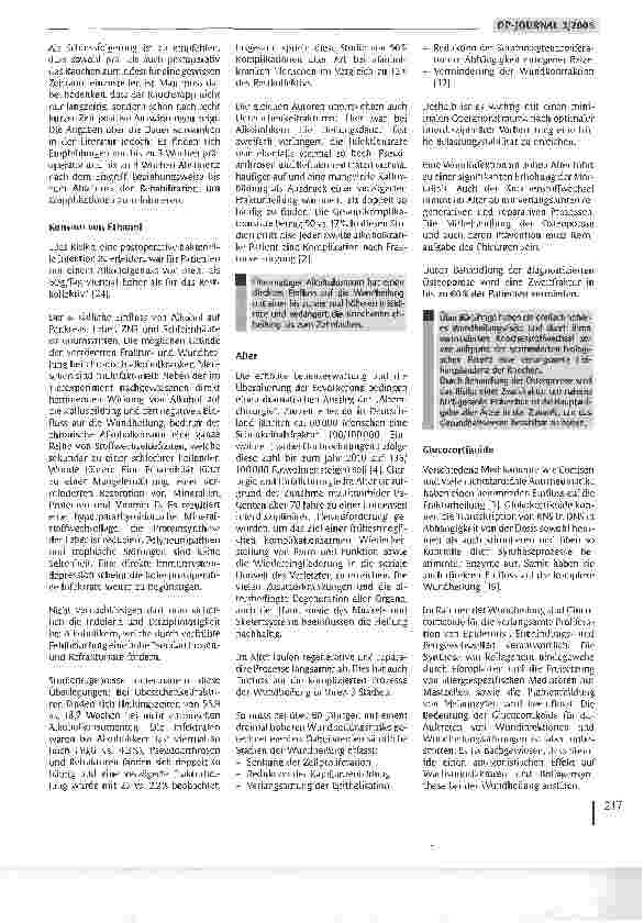 Vorschauseite 4: Allgemeine Infektionsrisiken und ihr Einfluss auf die Heilung von Knochen und Weichteilen