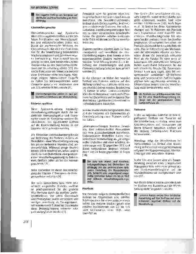 Vorschauseite 5: Allgemeine Infektionsrisiken und ihr Einfluss auf die Heilung von Knochen und Weichteilen