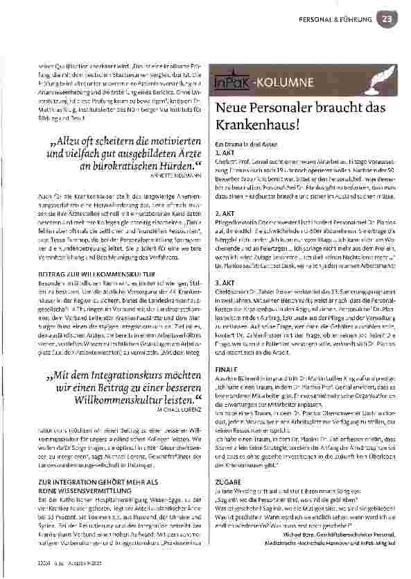 Vorschauseite 2: Gelebte Willkommenskultur