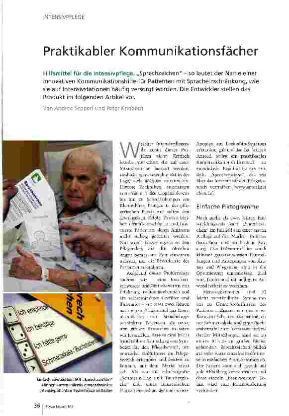 Vorschauseite 1: Praktikabler Kommunikationsfächer