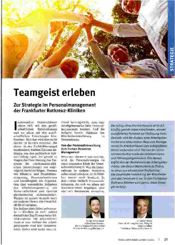 Vorschauseite 1: Teamgeist erleben