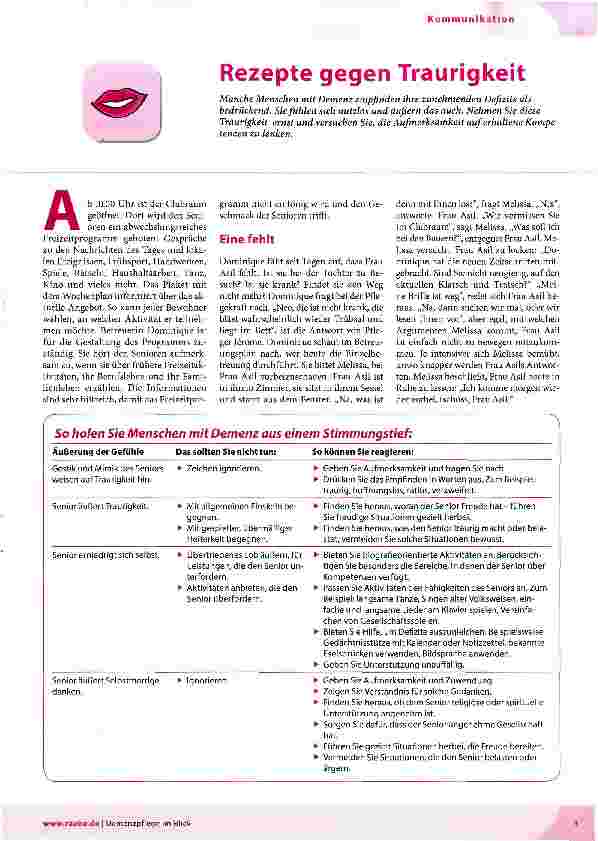 Vorschauseite 1: Rezepte gegen Traurigkeit