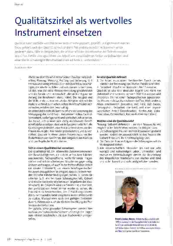 Vorschauseite 1: Qualitätszirkel als wertvolles Instrument einsetzen