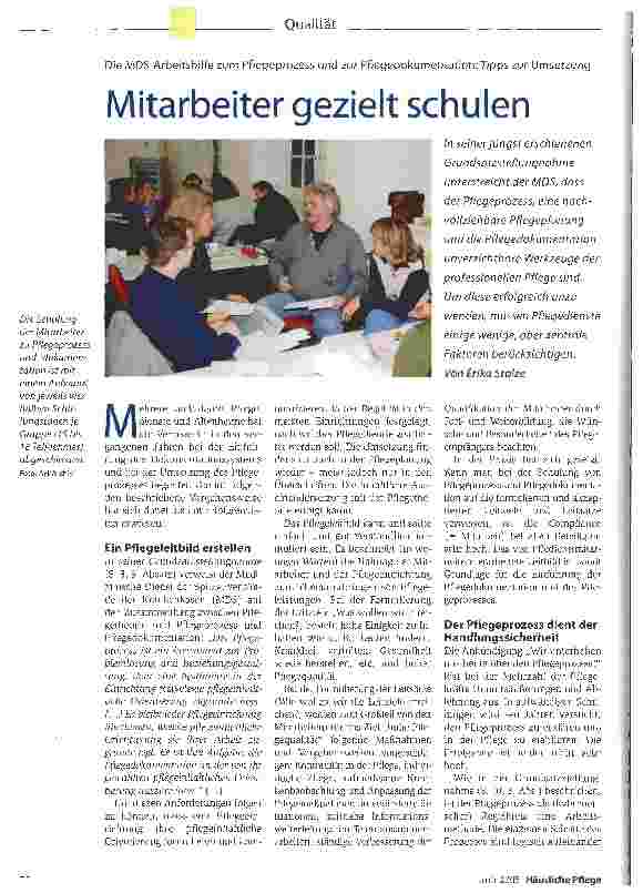 Vorschauseite 1: Mitarbeiter gezielt schulen