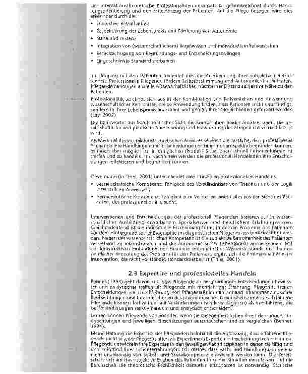 Vorschauseite 3: Professionelle Pflege und Fachexpertise am Beispiel Pflegediagnostik