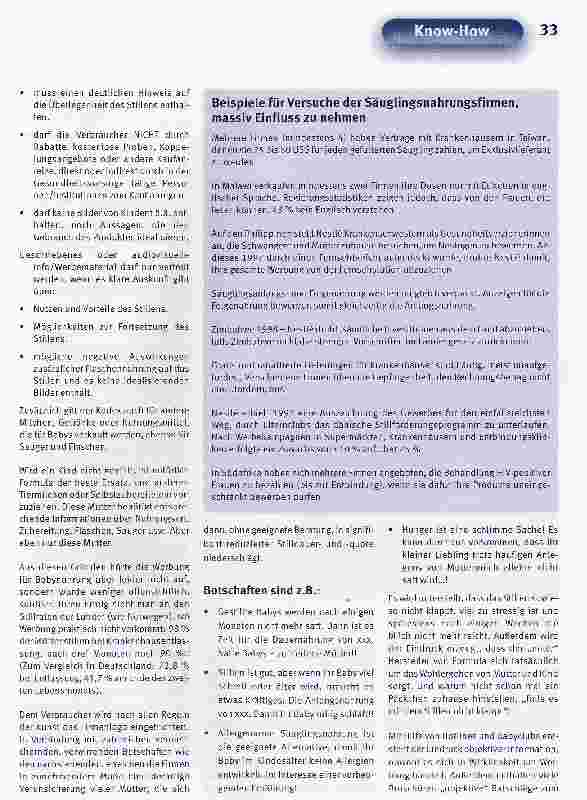 Vorschauseite 2: Über den Einfiuss der Werbung auf das Stillverhalten