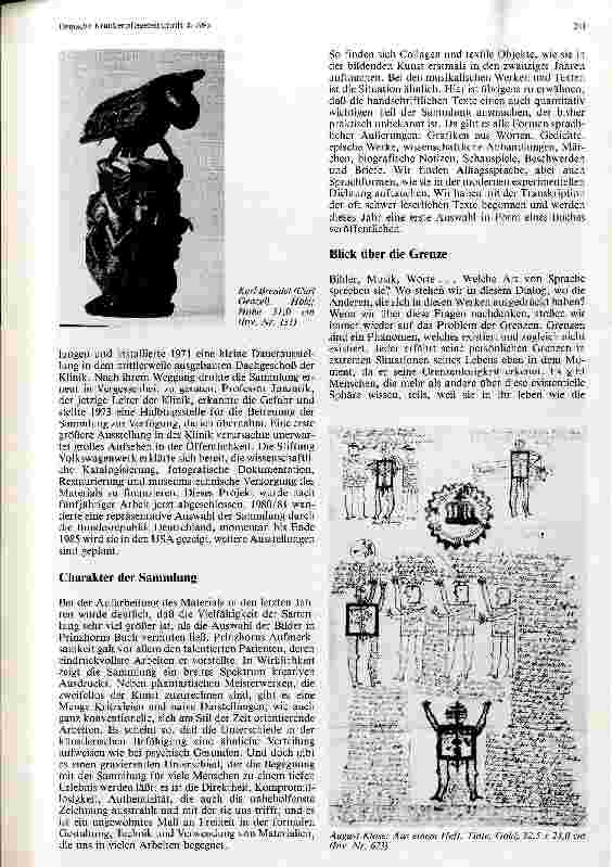 Vorschauseite 3: Die Prinzhorn-Sammlung Bilder, Skulpturen und Texte von Patienten der psychiatrischen Universitätsklinik Heidelberg aus den Jahren 1880 bis 1930