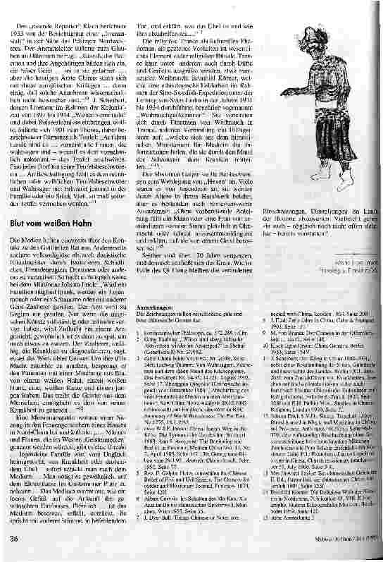 Vorschauseite 3: Unerwünschte feudale Sitten Wunderheiler in der Volksrepublik China