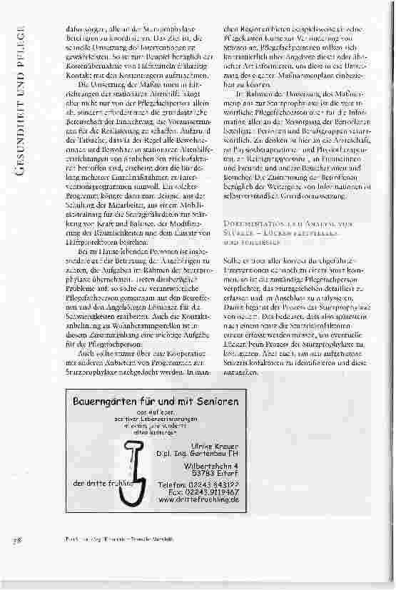 Vorschauseite 6: DER EXPERTENSTANDARD STURZPROPHYLAXE IN DER PFLEGE