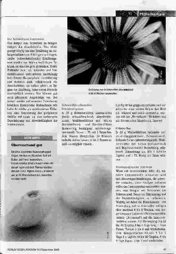 Vorschauseite 2: Die Abwehr steigernAtemwegserkrankungen im Alter