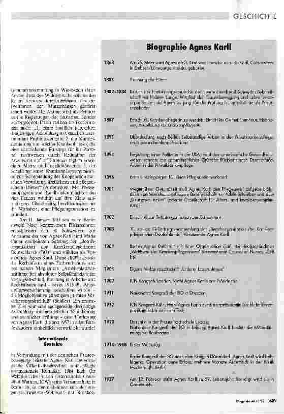 Vorschauseite 2: Die Reformerin der deutschen Krankenpflege Agnes Karll und die bürgerliche Frauenbewegung
