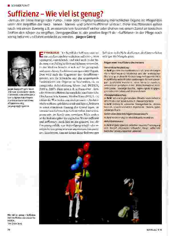 Vorschauseite 1: Suffizienz - Wie viel ist genug?