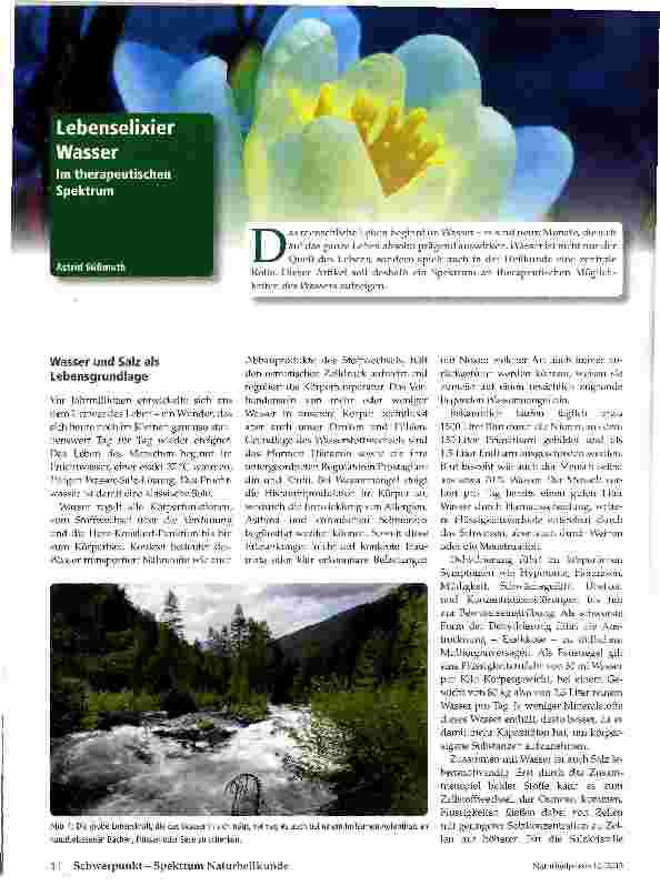 Vorschauseite 1: Lebenselixier Wasser