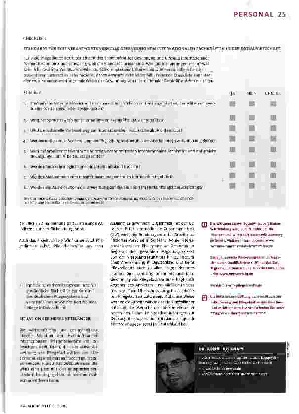 Vorschauseite 6: Auf Mitarbeiter aus dem Ausland setzen!?