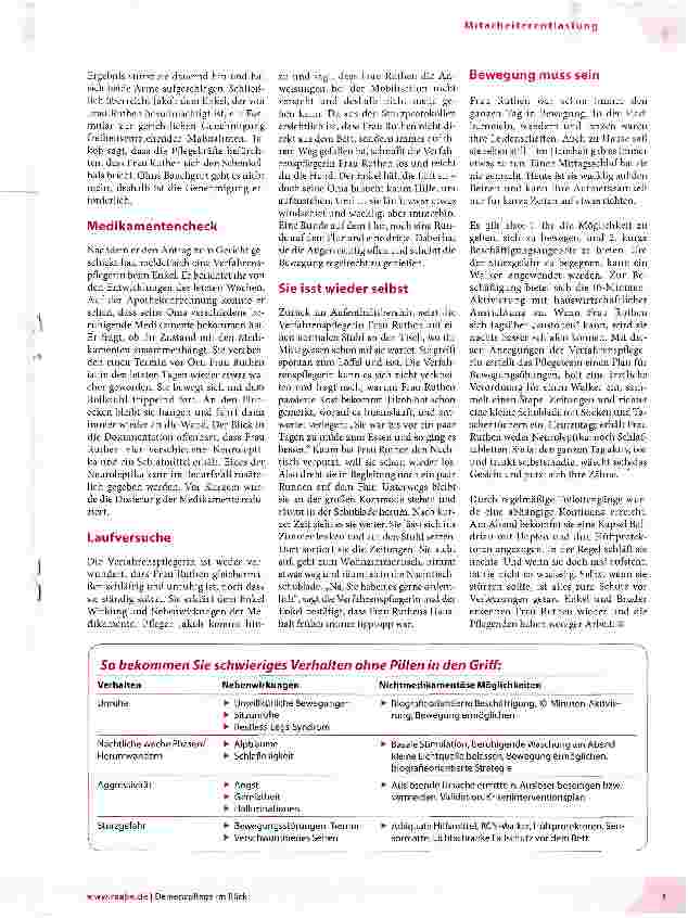 Vorschauseite 2: Neuroleptika? Besser ohne