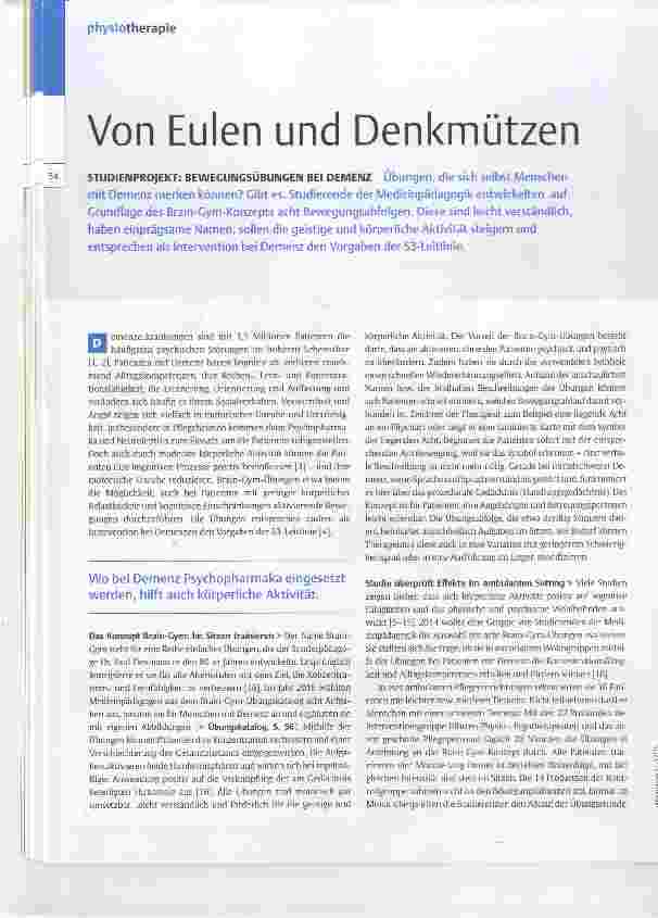 Vorschauseite 1: Von Eulen und Denkmützen
