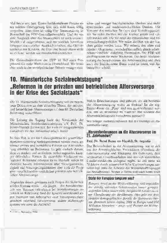 Vorschauseite 5: Wir brauchen eine neue Gesundheitspolitik