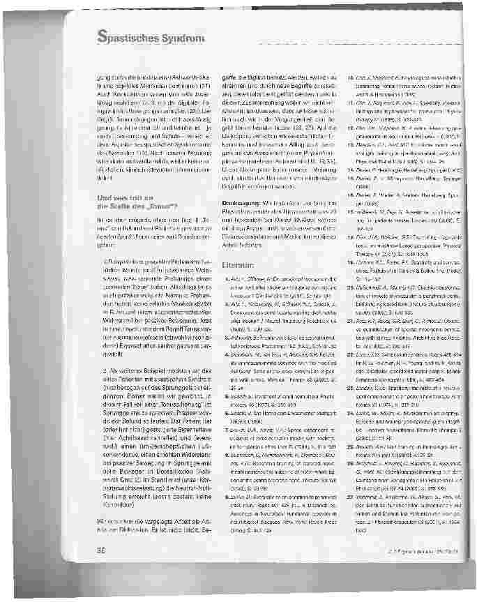 Vorschauseite 5: Tonus, Muskeltonus und spastisches Syndrom: Begriffschaos und der Versuch einer Neuordnung