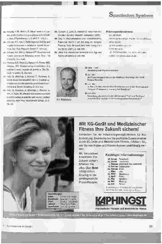 Vorschauseite 6: Tonus, Muskeltonus und spastisches Syndrom: Begriffschaos und der Versuch einer Neuordnung