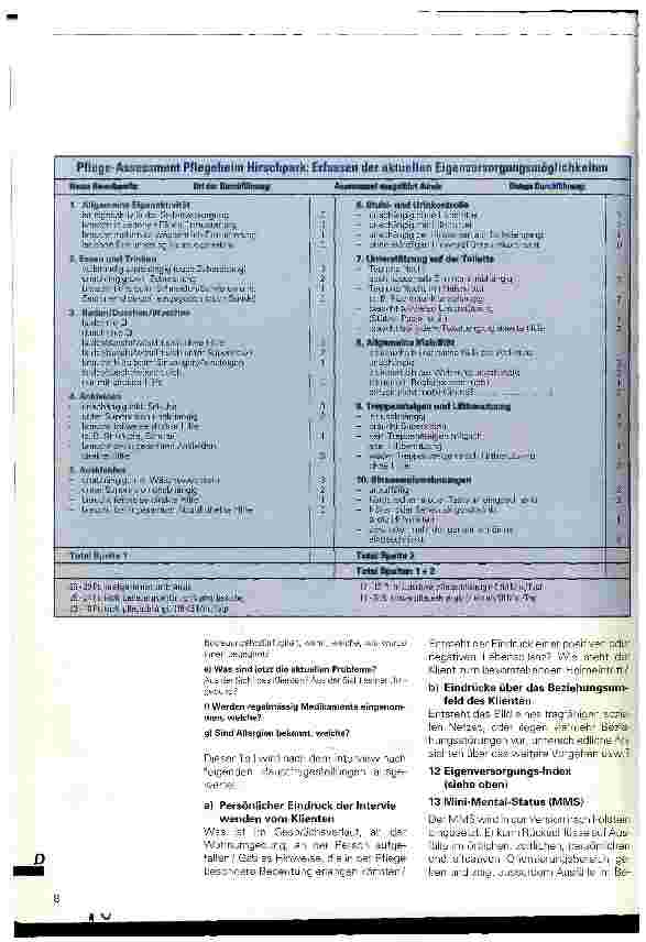 Vorschauseite 3: Pflegeassessment im Rahmen der Alterspflege
