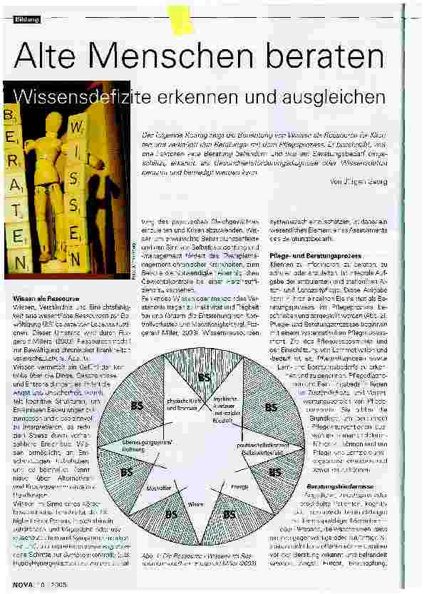 Vorschauseite 1: Alte Menschen beraten