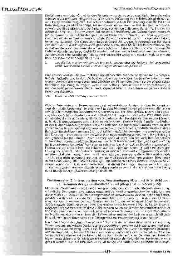 Vorschauseite 5: Professioneller Pflegeunterricht